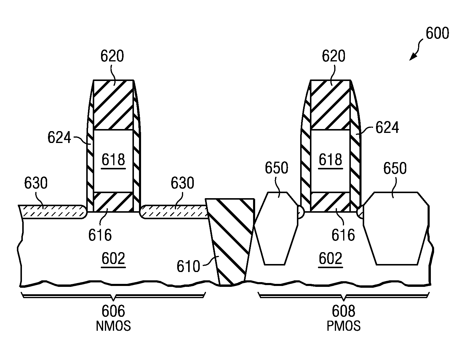 Method of Dual EPI Process For Semiconductor Device