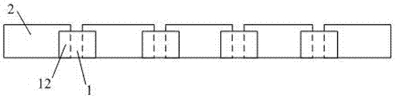 P type PERC two-sided solar battery and back electrode structure thereof