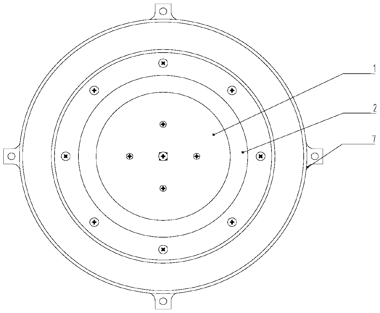 Space-borne high-precision navigation and positioning antenna