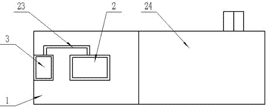 Graphene battery material mixing compaction device