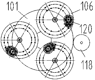 Stepless twist regulating device of twist regulating rope twister