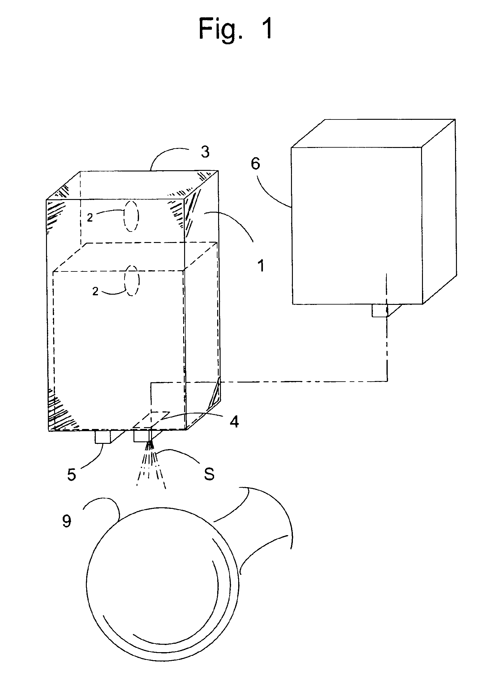 Device for disinfecting door handles