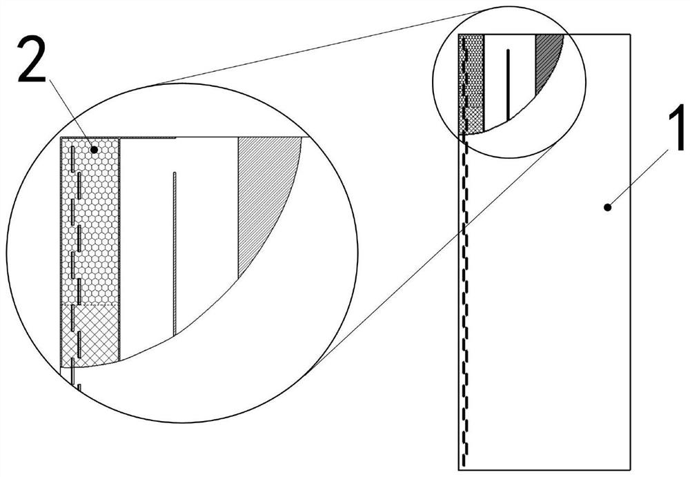 Anti-icing structure suitable for aero-engine supporting plate and wing