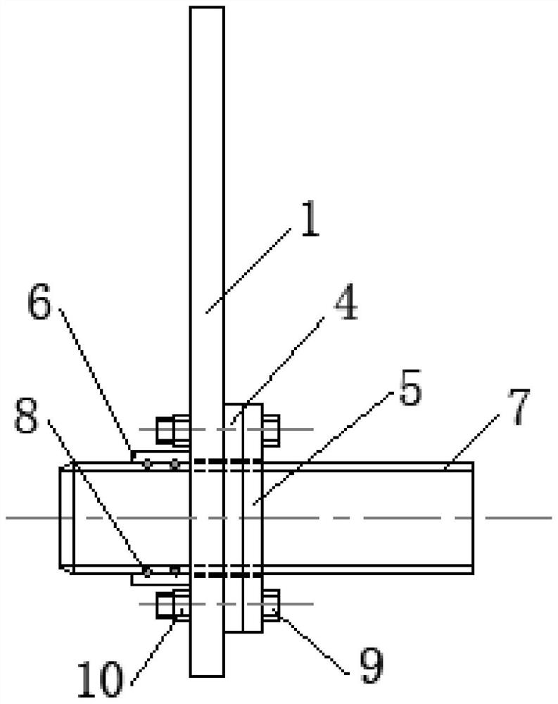 Blade gas-heat deicing system and mounting method thereof