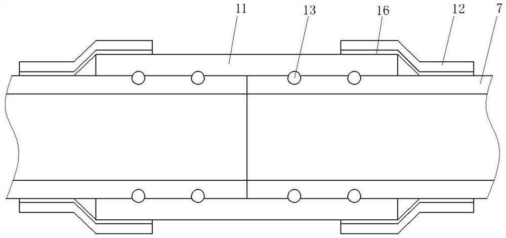 Blade gas-heat deicing system and mounting method thereof