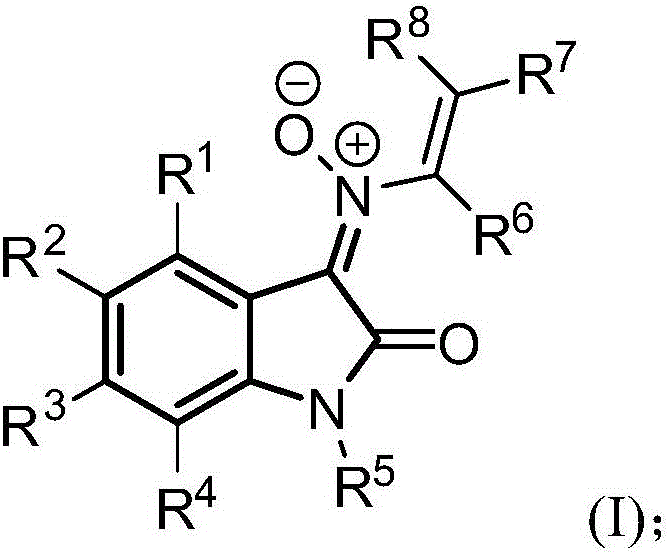 2,3-indolinone-3-N-alkenylnitrone cycloaddition derivative and synthesis method and application thereof