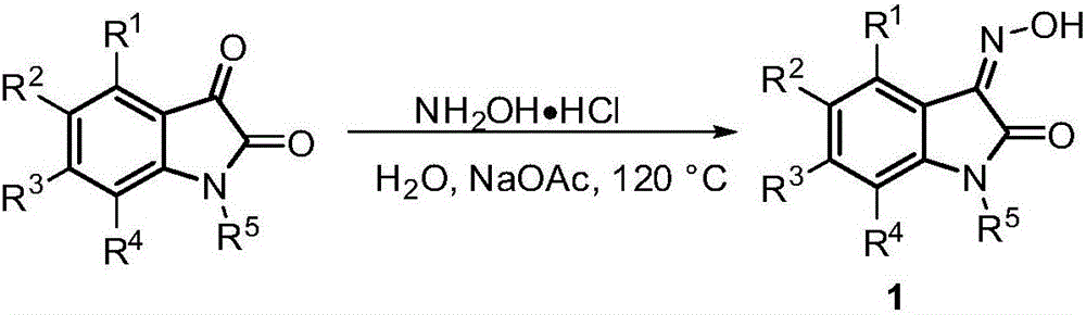 2,3-indolinone-3-N-alkenylnitrone cycloaddition derivative and synthesis method and application thereof