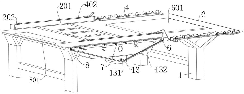 Plywood board stacking device