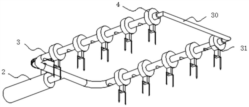 Plant drip irrigation system based on ecological restoration technology