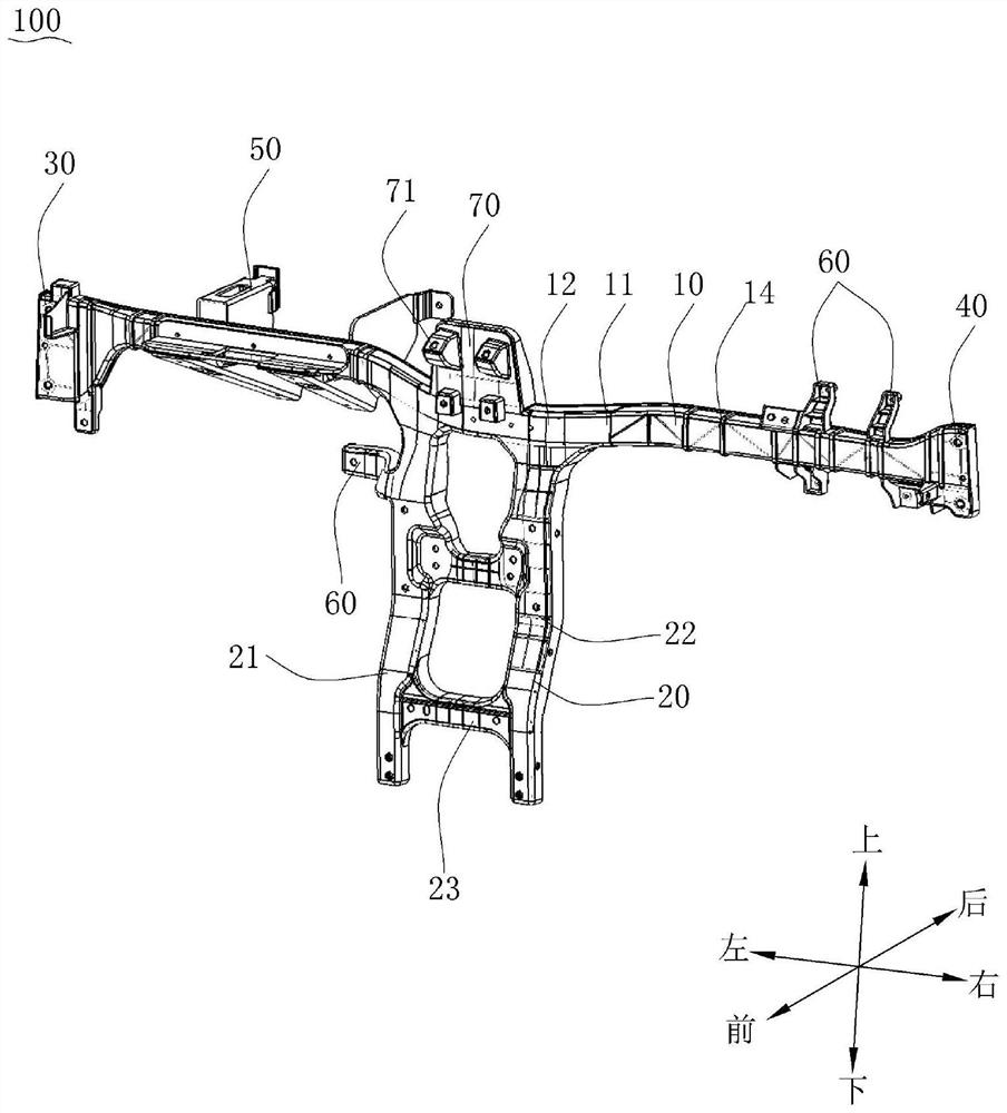 Instrument panel cross beam and automobile