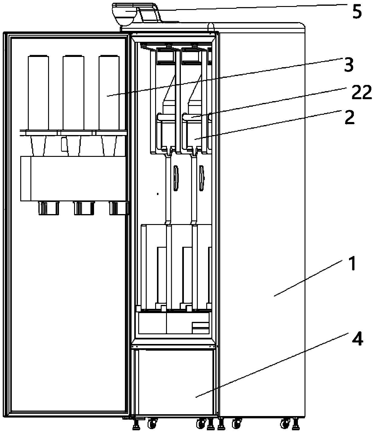 Beverage vending machine