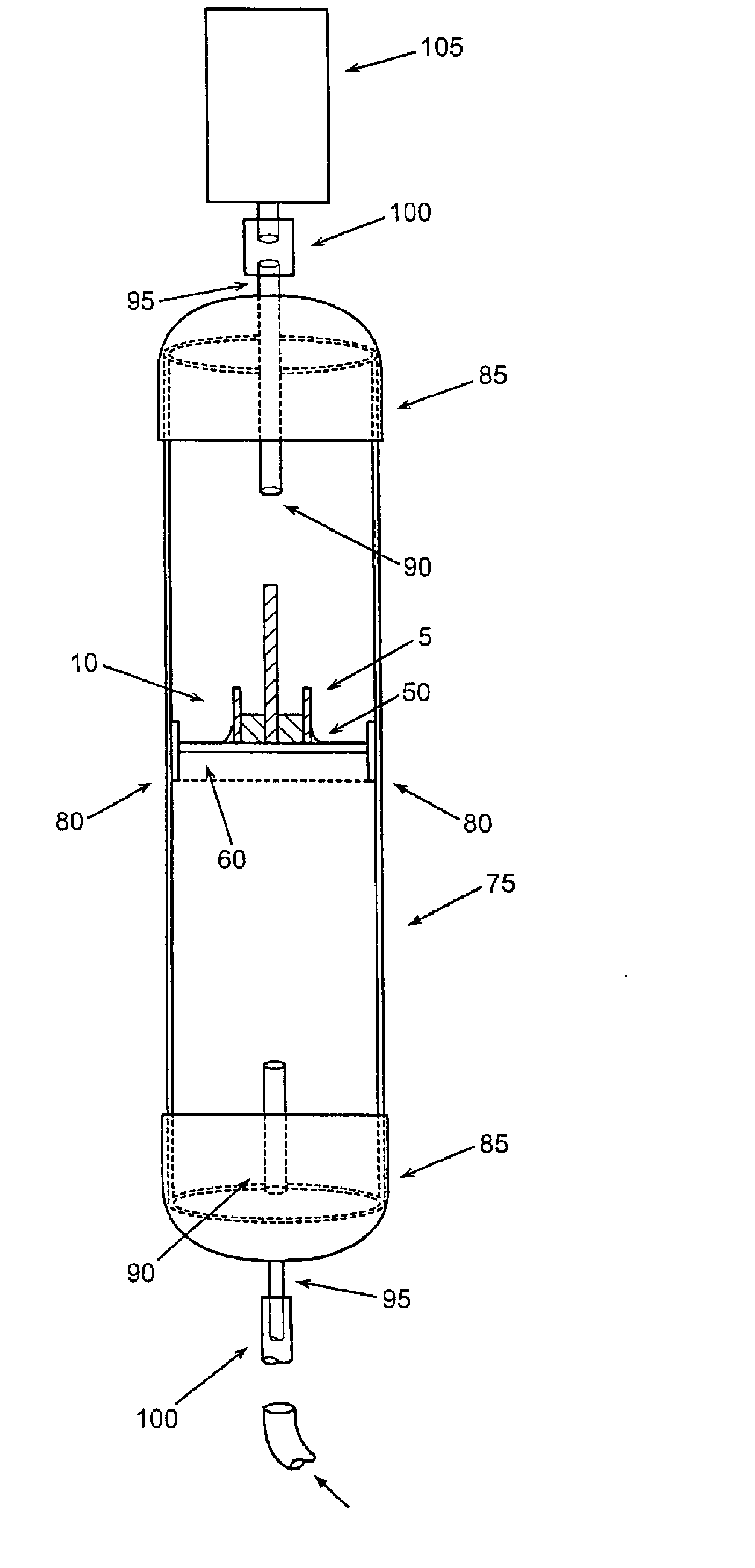 Sensor device and method for qualitative and quantitative analysis of gas phase substances