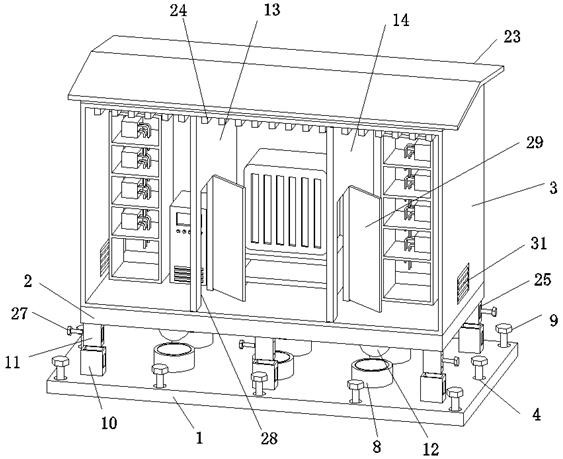 Outdoor prefabricated substation for urban power grid transformation