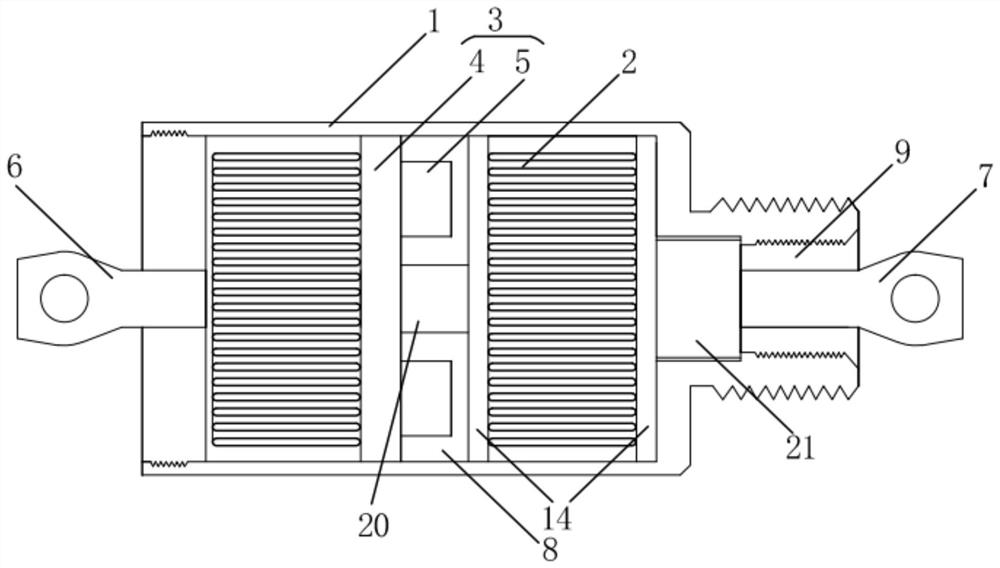 T-shaped tubular filter