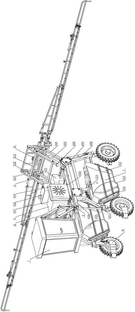 Spraying machine