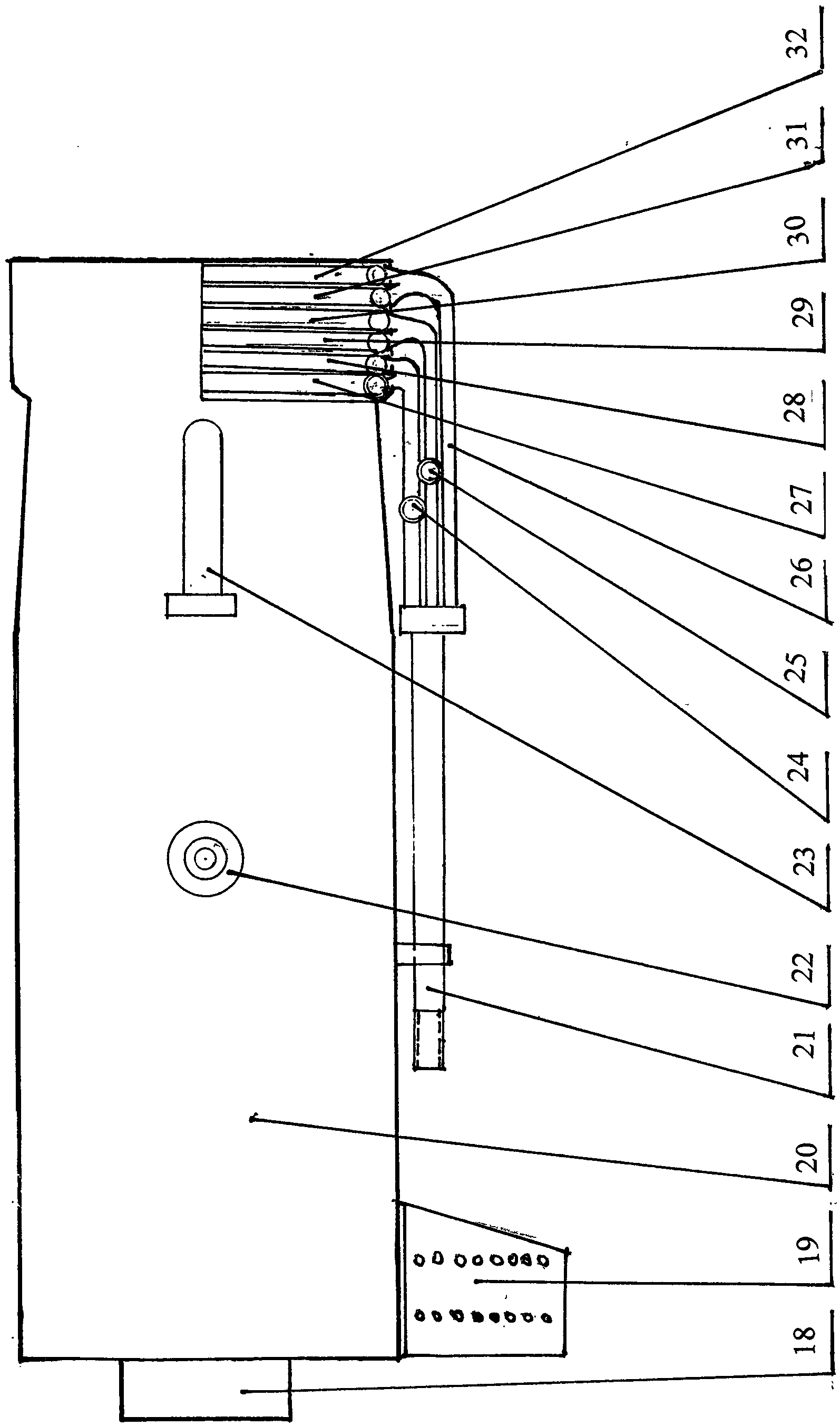 Large-scale rain-dropping machine