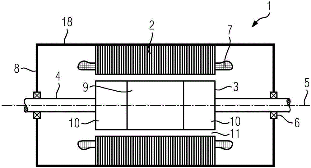 Dynamo-electric machine with reluctance and permanent magnet rotor