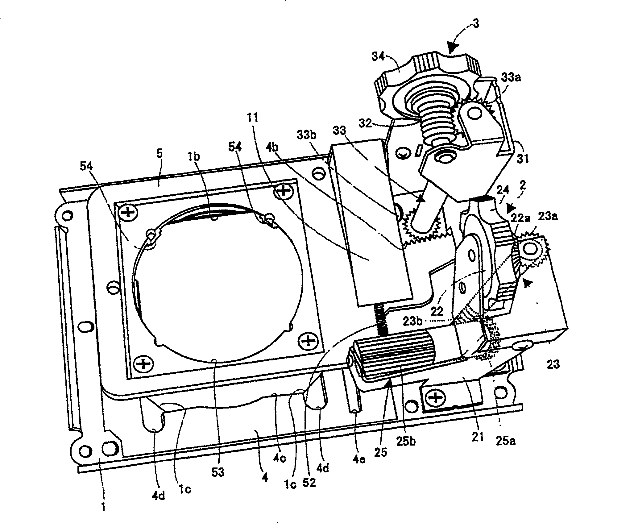 Lens shift mechanism and projection type video display