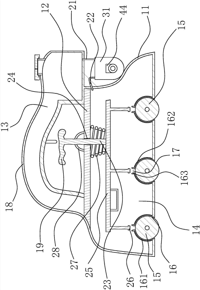 Peristaltic pump self-lubrication structure for clothes pressing and shaping machine