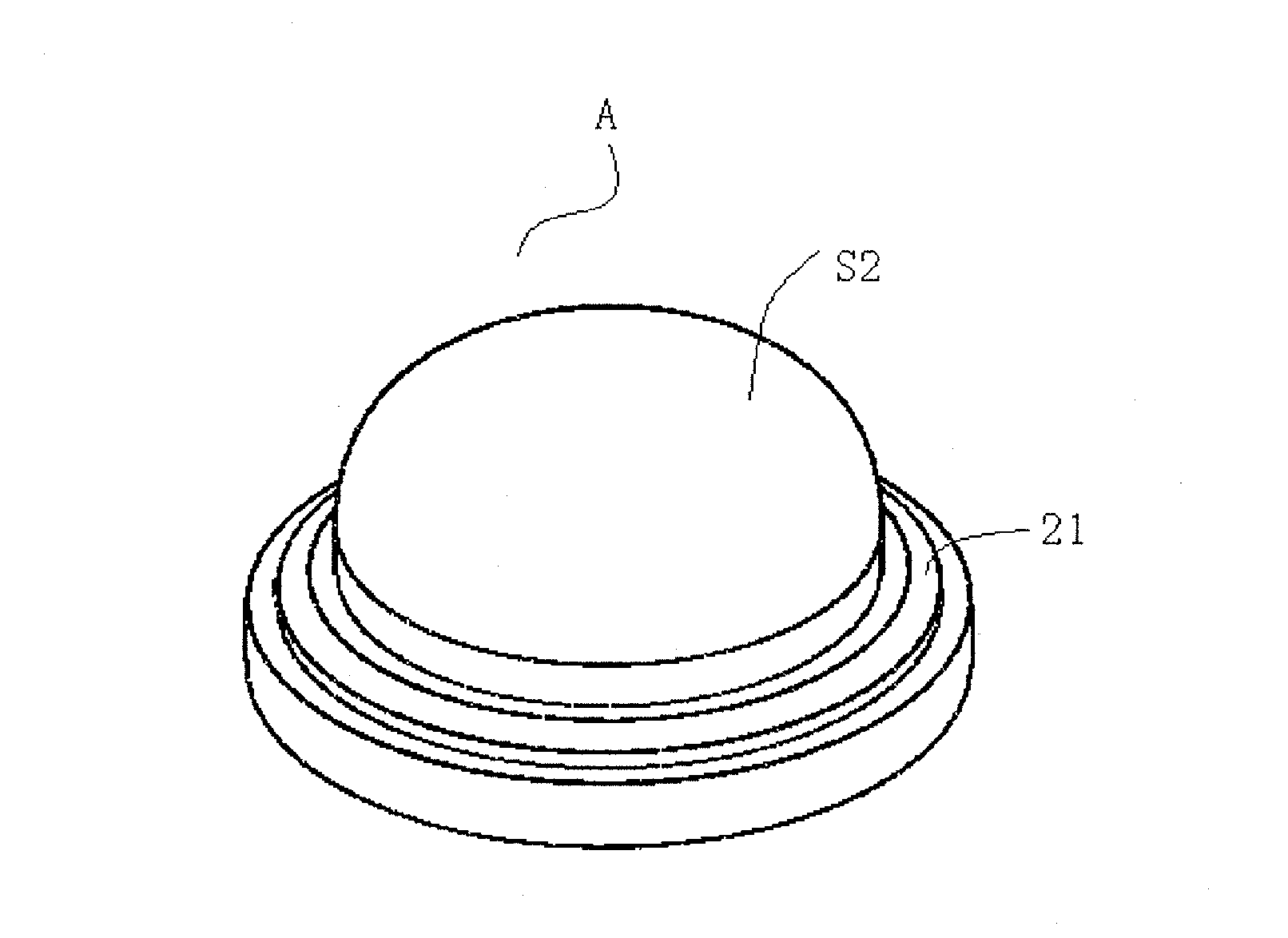 Large-Angle Lens and Large-Angle Emission LED Light Source Module