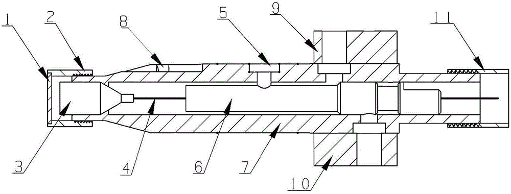 Fiber laser output head having light beam focusing characteristic and power monitoring function