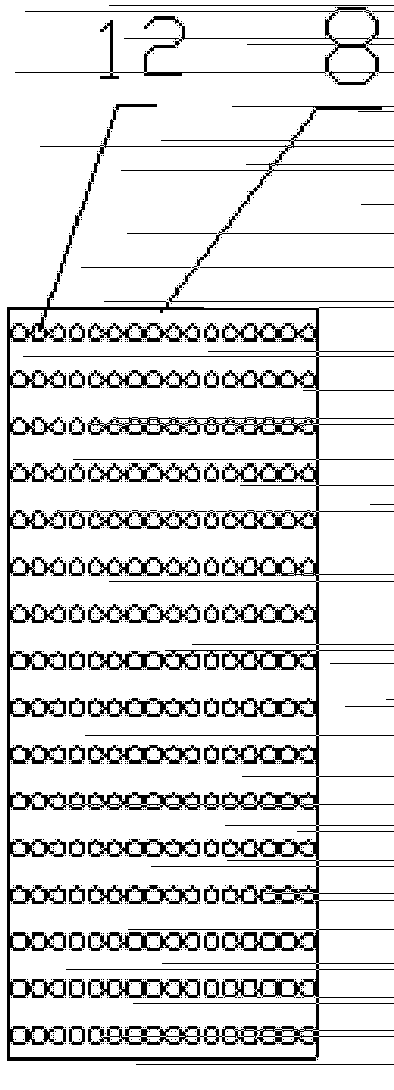 Device and method for quickly dispersing sand grains