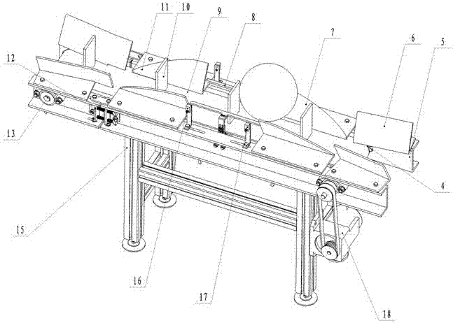 Cabbage weighing device used for cabbage harvester