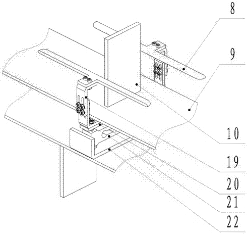 Cabbage weighing device used for cabbage harvester