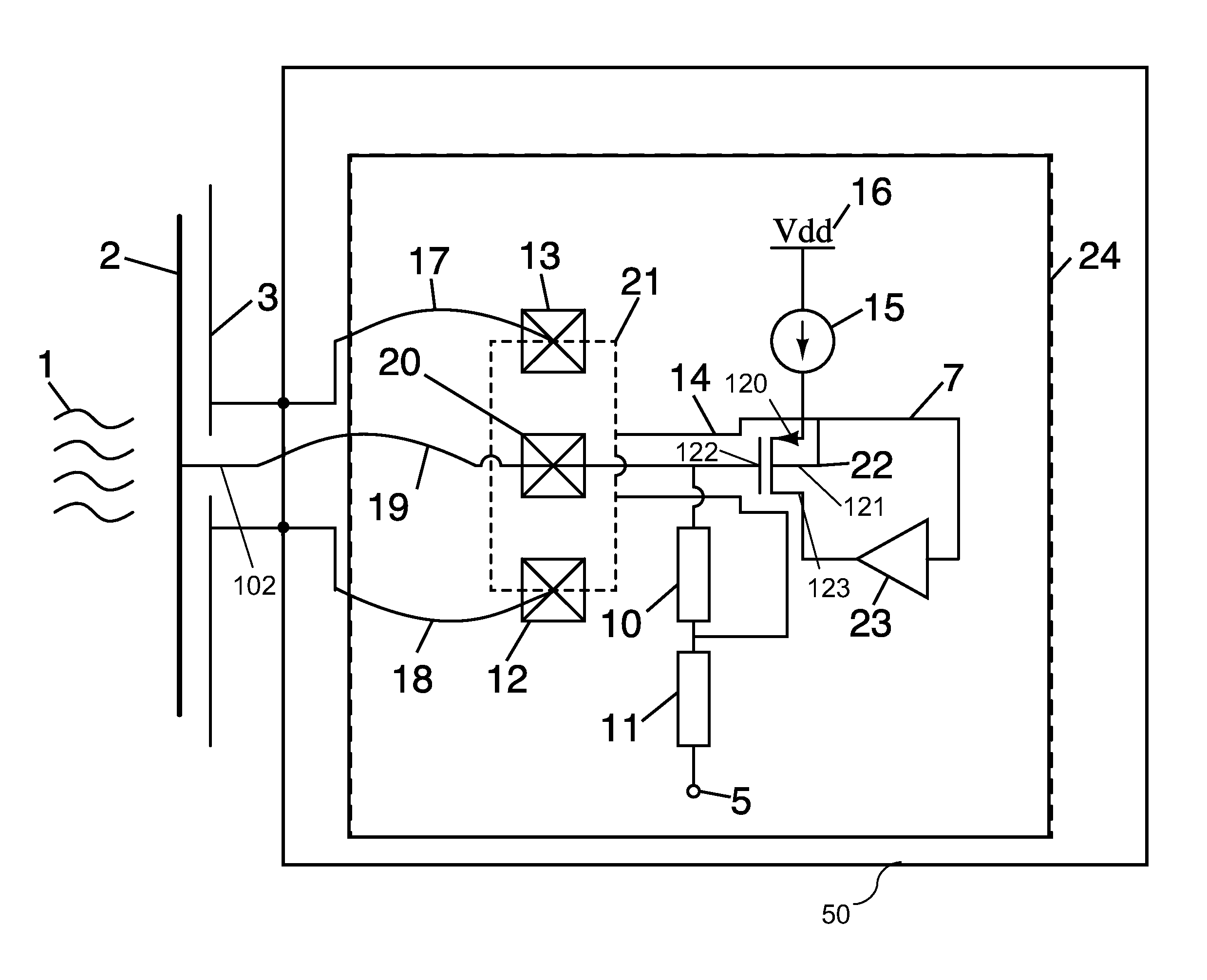 Integrated Electric Field Sensor