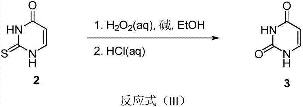 Preparation method of uracil