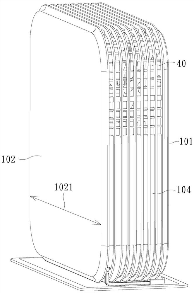 A thermoelectric dehumidification device