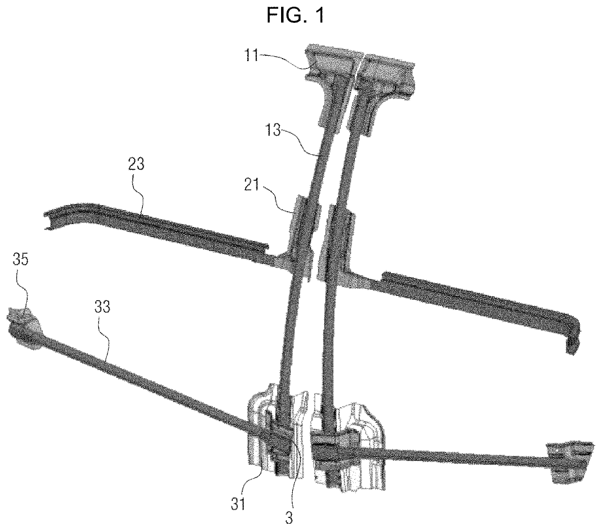 Reinforcement structure for b-pillarless opposite sliding doors