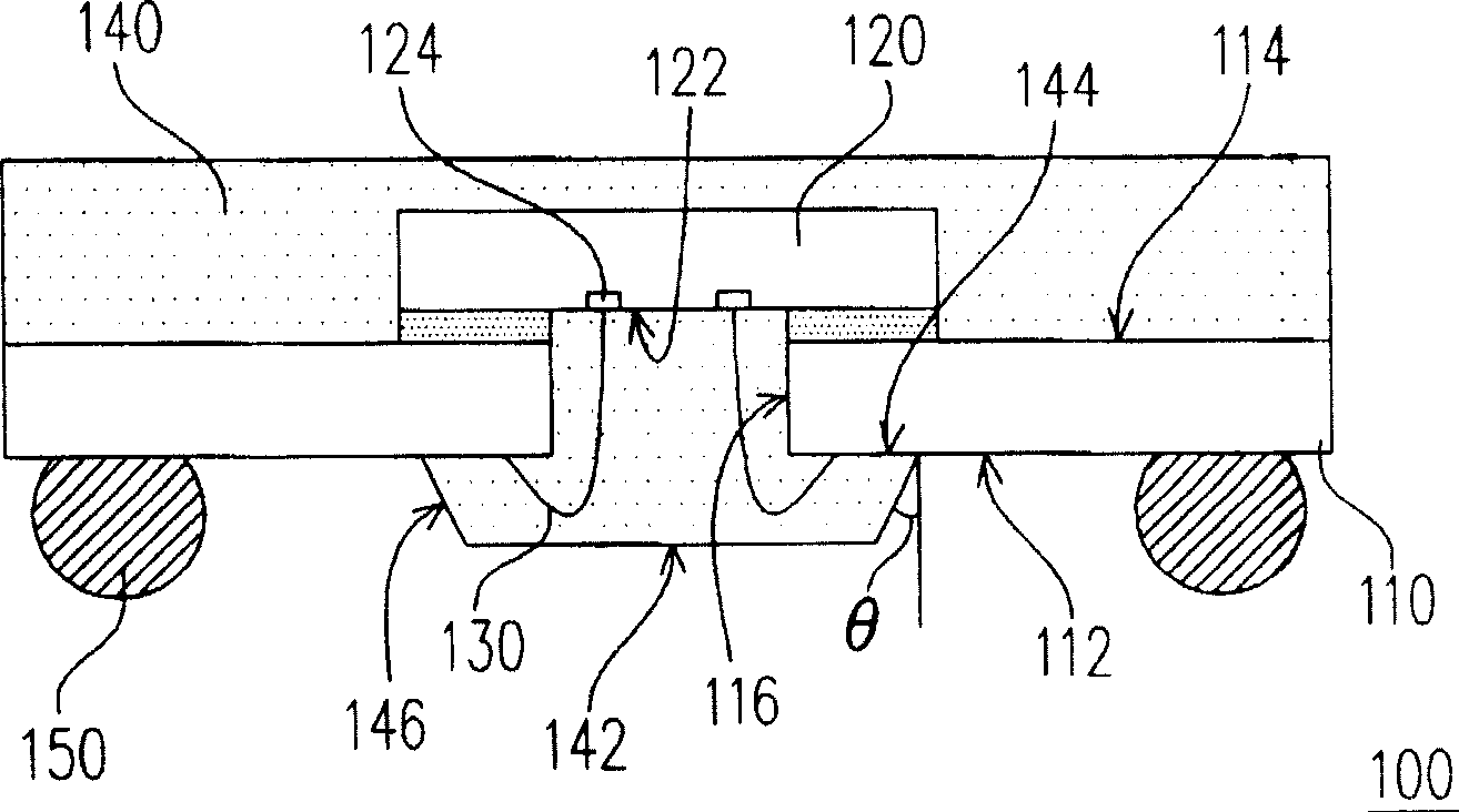 Chip packaging structure and manufacturing method therefor