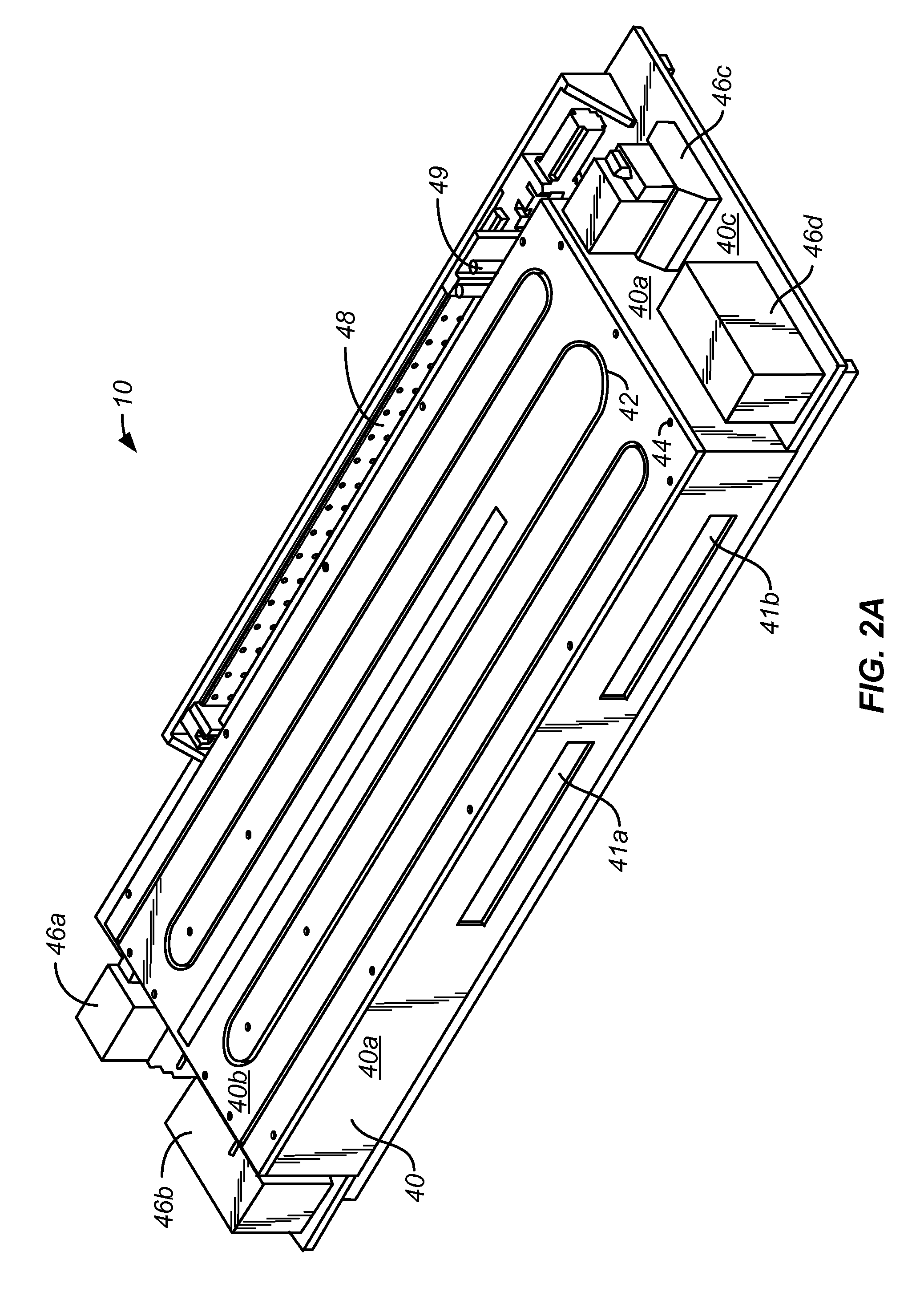 Integrated thermal unit having a shuttle with two-axis movement