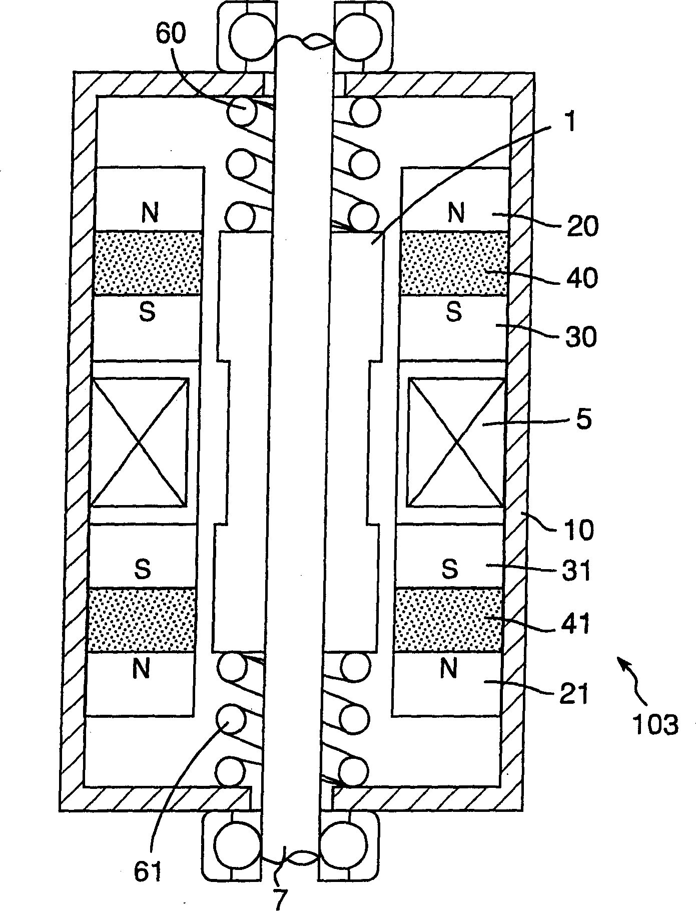 Linear oscillator and electrical driven toothbrush