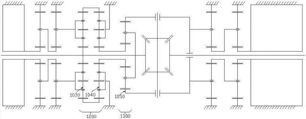 Electric differential with directional torque distribution function