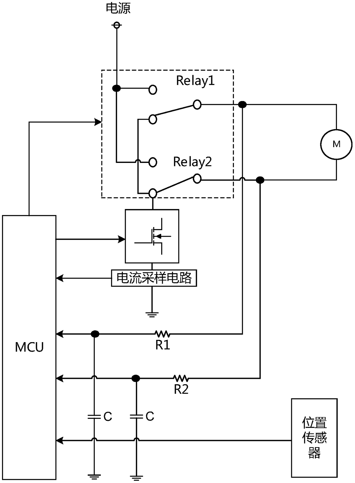 Car window speed control circuit and method