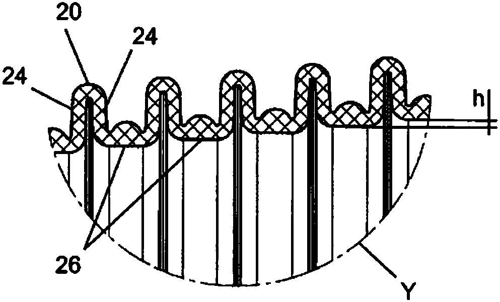 Plastic flexible tube for air exhausting equipment