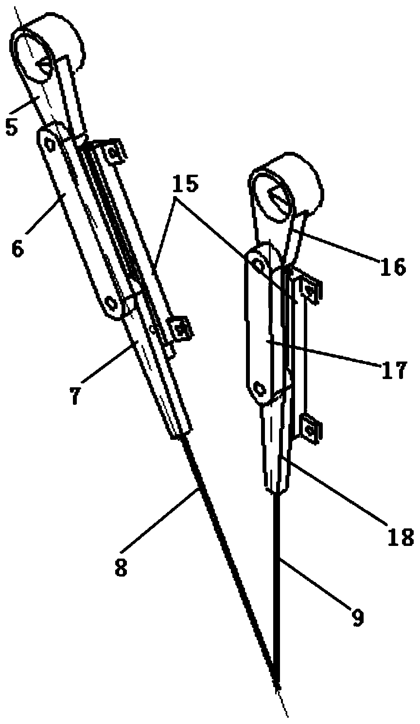 Composite single-sided double-thread suture device