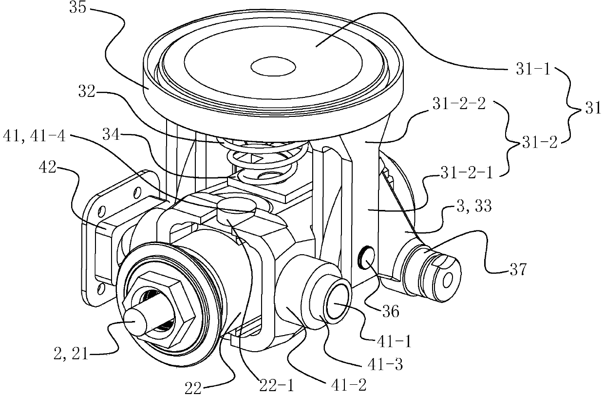 Tread brake device