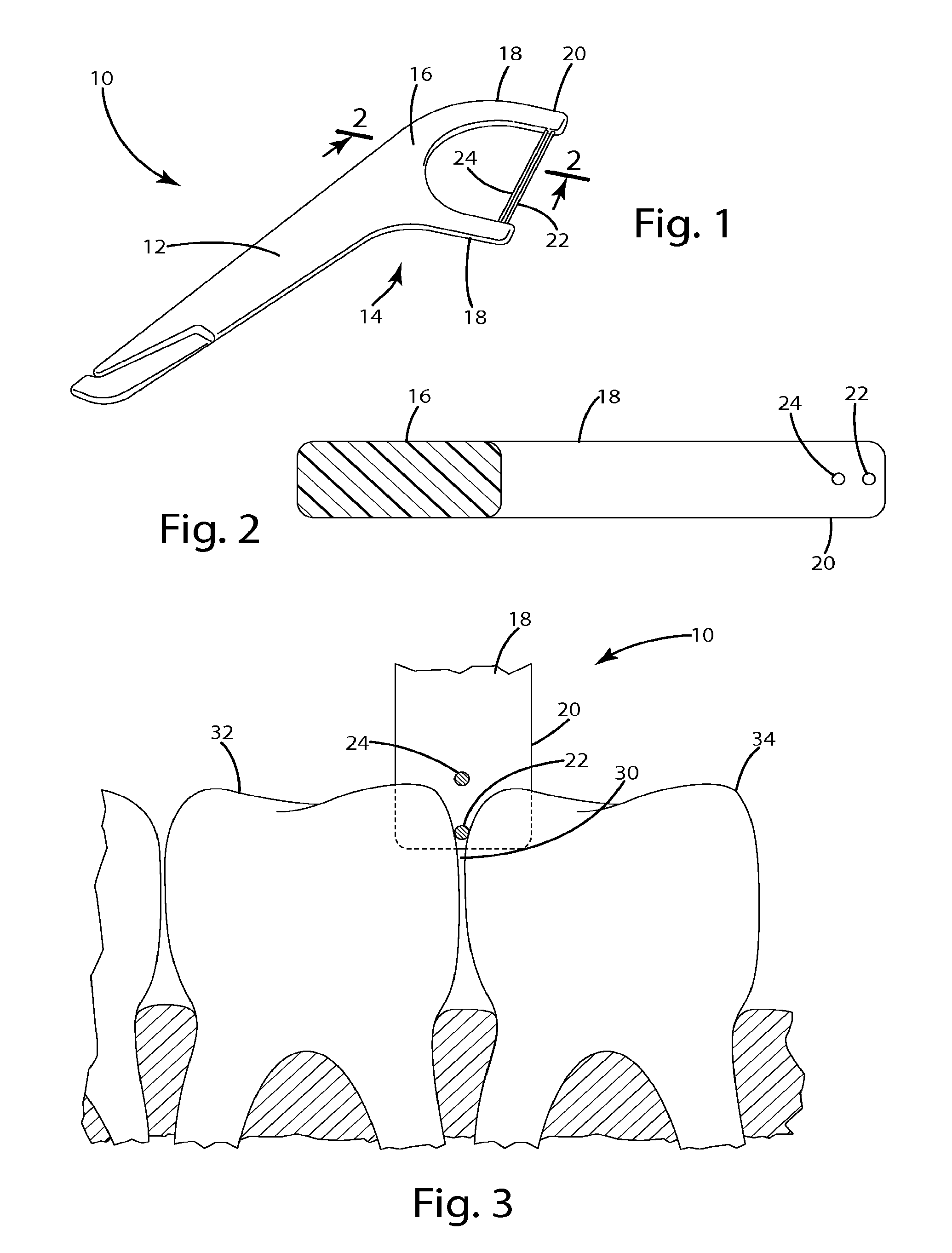 Multiple strand dental flosser