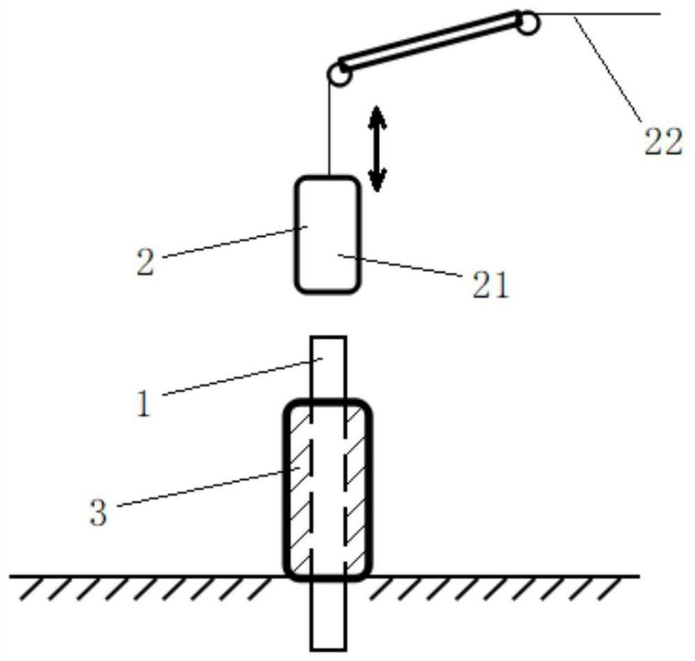 Sampling device for soil heavy metal detection