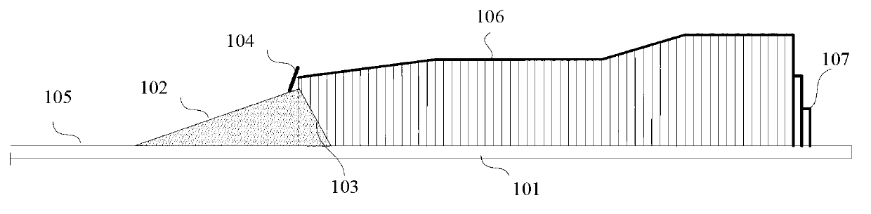 Runway end airplane blocking system