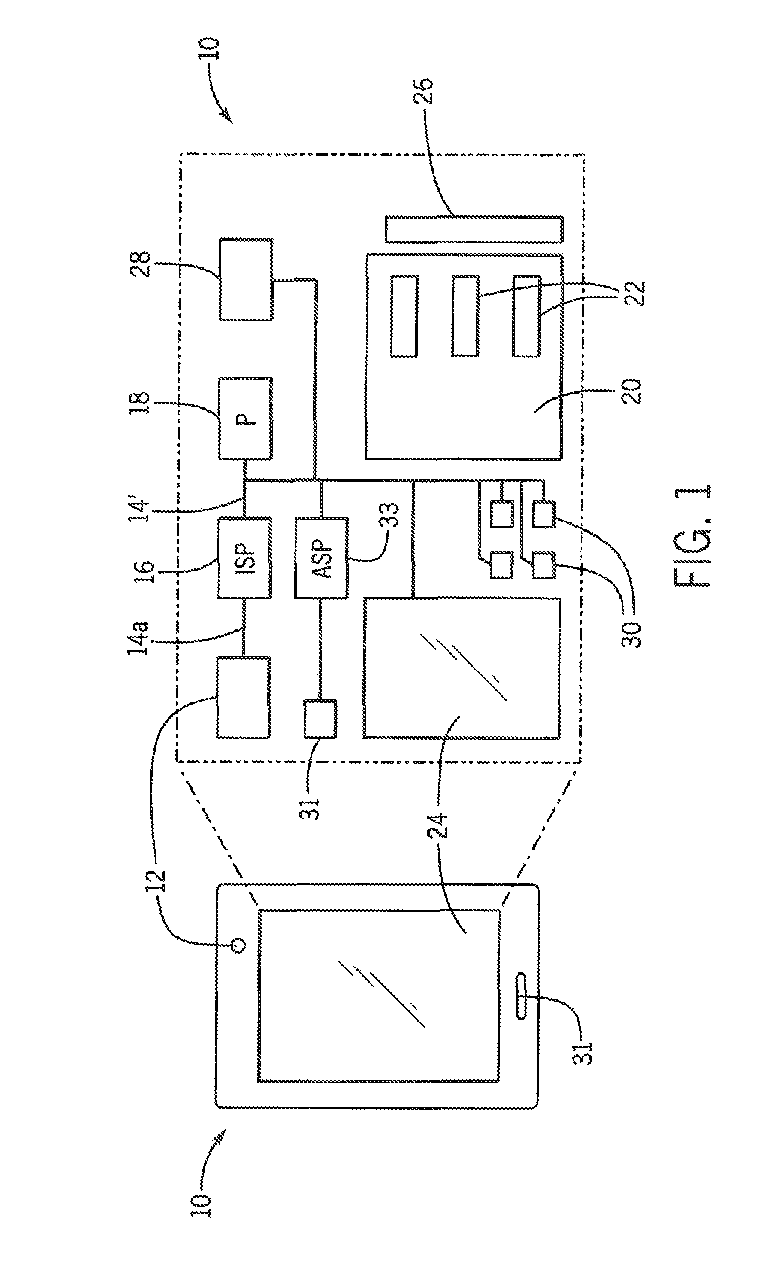 Signal processing circuit with multiple power modes