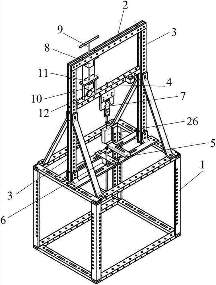 A photosensitive resin model loading device