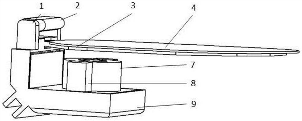 Flapping-wing air vehicle driving device and flapping-wing air vehicle