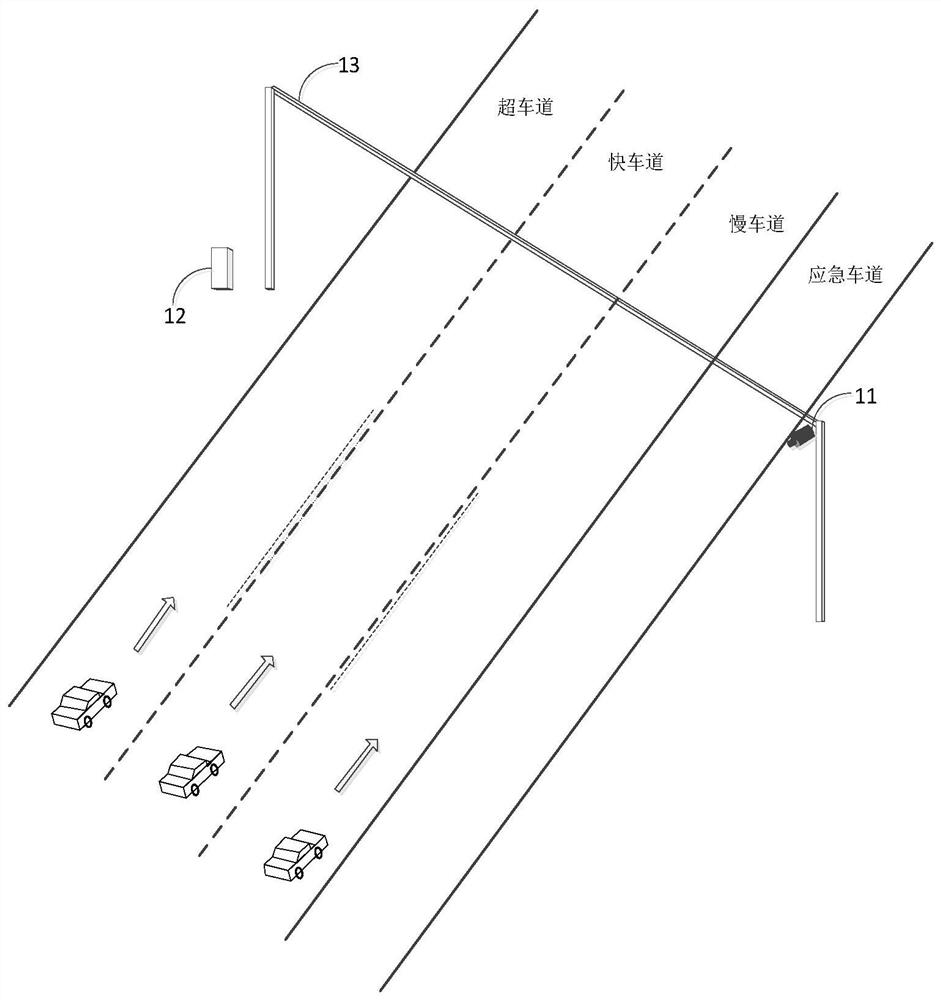 Vehicle axle number determining method and device