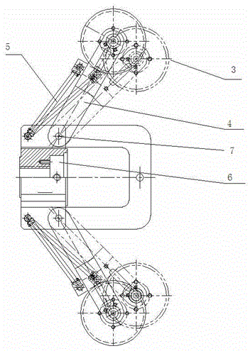 Pipeline track instrument provided with novel logging wheel