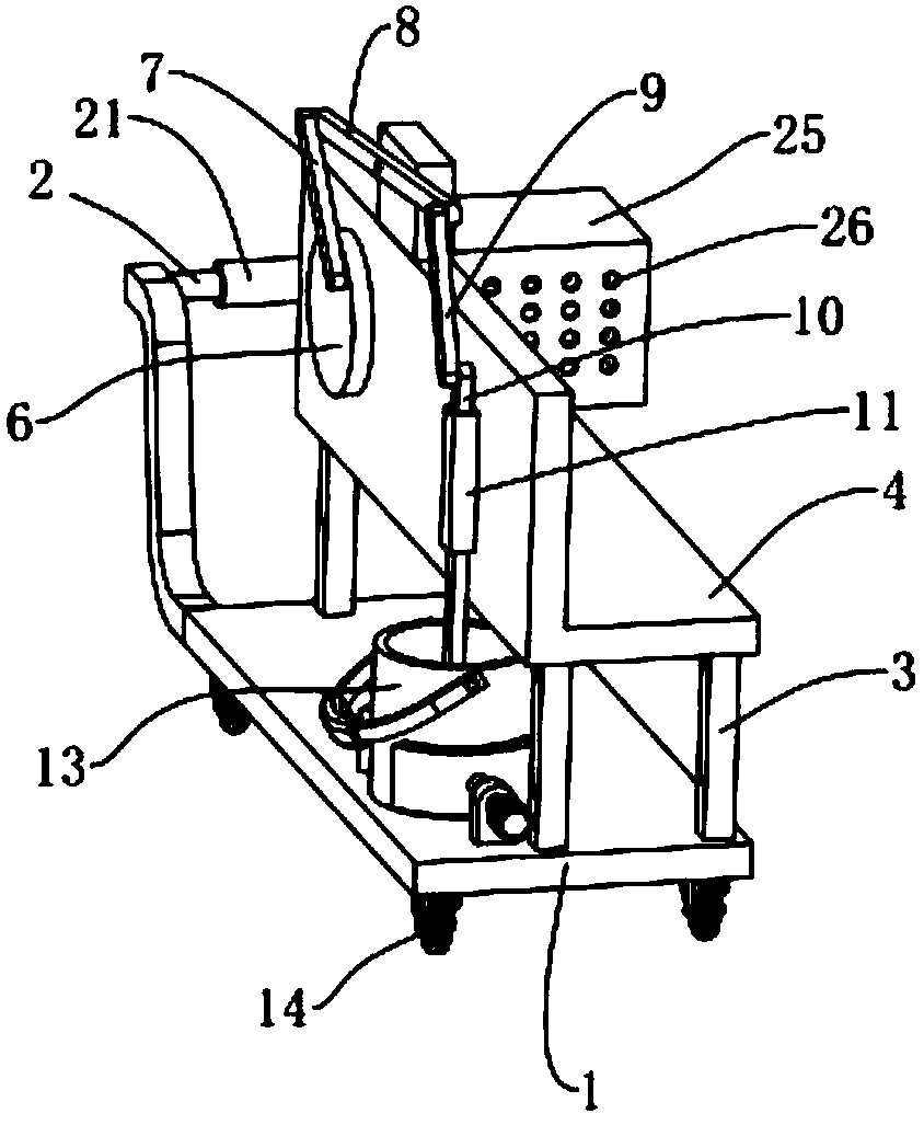 Caked chemical fertilizer mashing machine