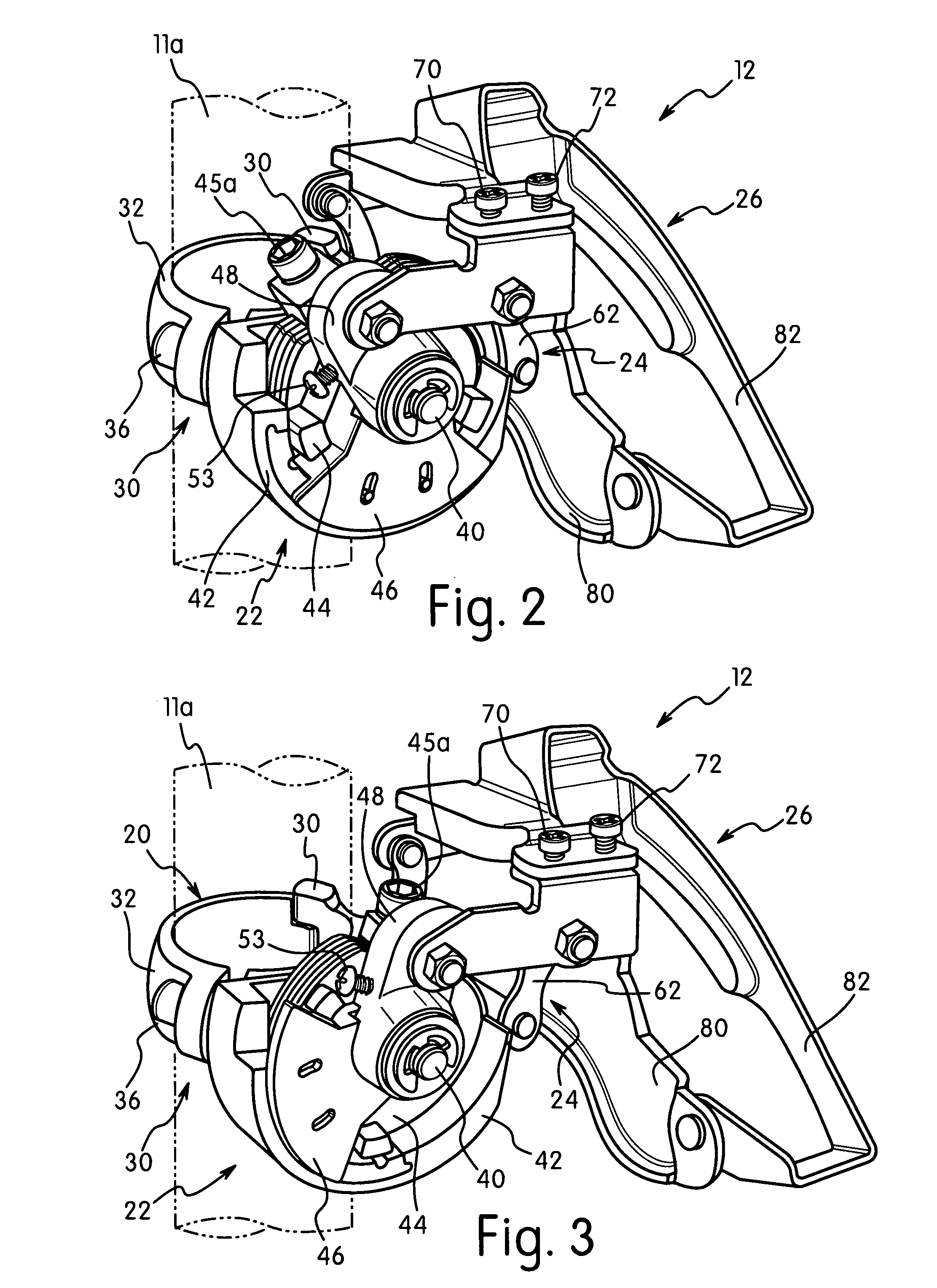 Bicycle component positioning device